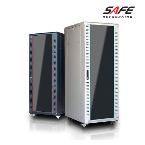 세이프네트워크 SAFE-2200H (47U)  전명강화유리 허브랙R.FOINT MALL